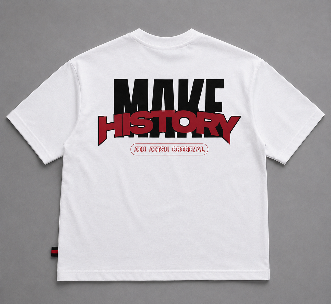 MAKE HISTORY Heavyweight White Tee